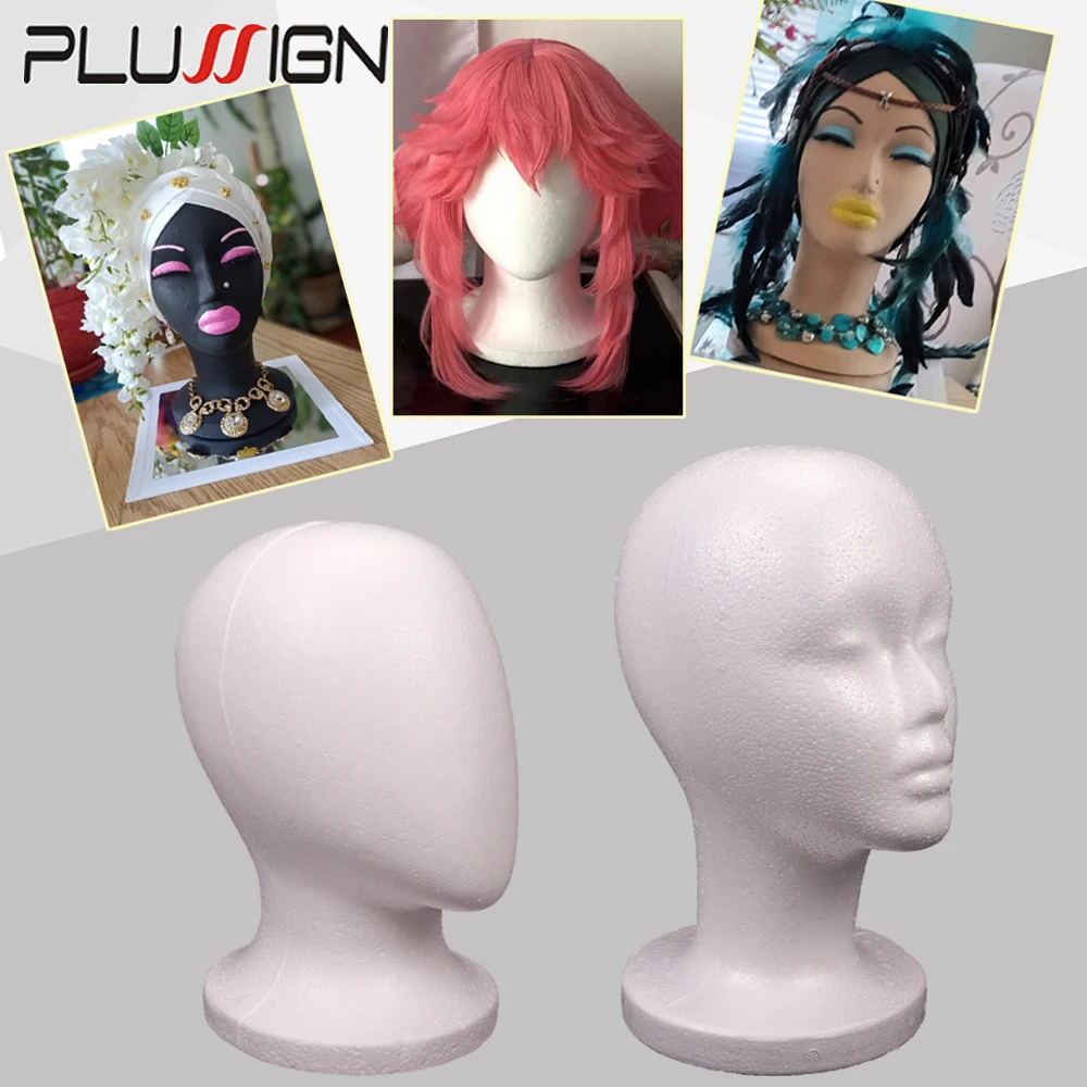 

Головки манекена, пенопластовый держатель для париков, сделай сам, голова парика, пенополистирол, подставка для парика для изготовления париков, дисплей для укладки с иглами, аксессуары для париков