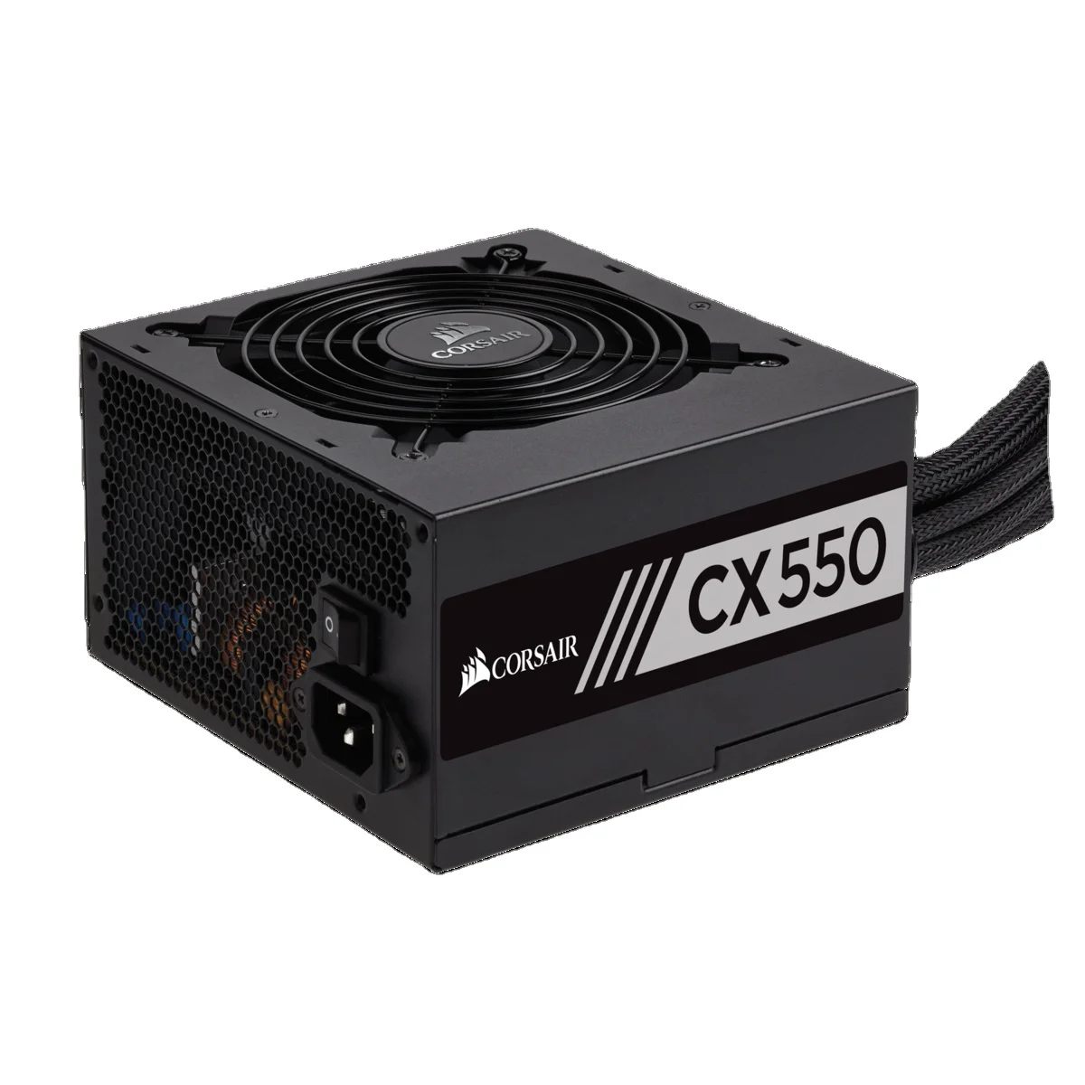 Cor-sair CX550 Power Supply 550 Watt 80 PLUS Bronze Certified ATX PSU for Desktop Power Supply