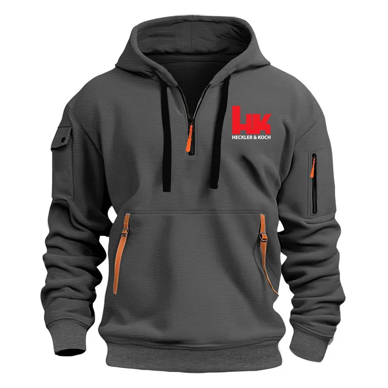 

New Fashion Hoodies Heckler Koch Hk Sweatshirt Men's Brand Sportswear Classic Men's Outdoor Leisure Sports Jogging Sweatshirt