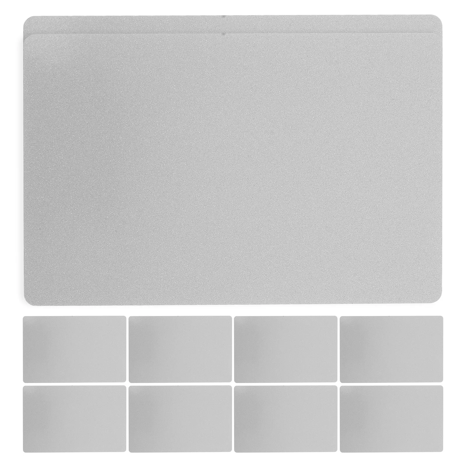 

10pcs Aluminum Alloy Cards 86x54mm 0.45mm Thick Blank Sublimation Business Nameplates Metal Engraving Blanks Small Cards
