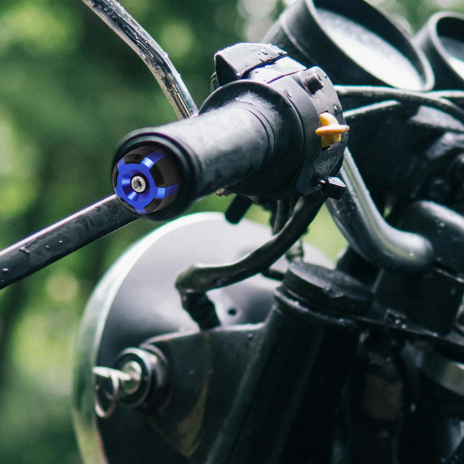 

1 Pair Motorcycle Handlebar End Plugs Compatible With Most Models Easy Installation Bar Ends Caps For Motorcycle Accessories