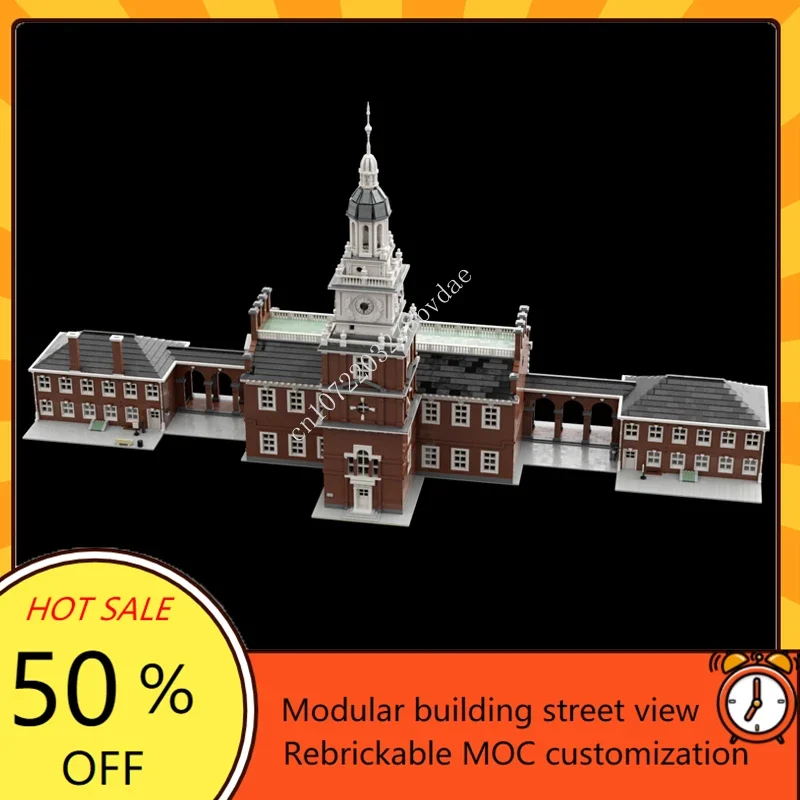 

29583 шт. индивидуальные MOC модульные американские мемориальные головоломки на заказ, развивающие детские игрушки на день рождения, рождественские подарки