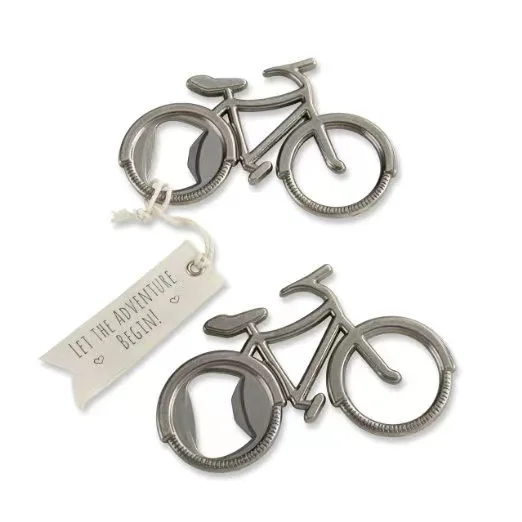 

Free Shipping 20pcs/lot Wedding Favors "Let's Go On an Adventure" Bicycle Bottle Opener Party Favors