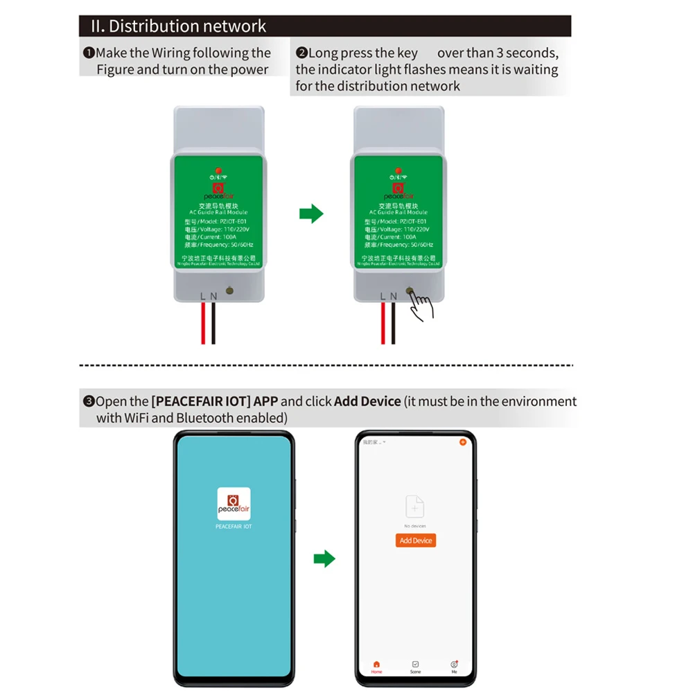 Tuya WiFi Single Phase Energy Meter 6 In 1 AC Electric Din Rail Smart Kwh Power Consumption Meters Wattmeter Voltmeter Ammeter