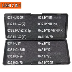 031-048 Lishi 2 in1 HU100R HU162T(9) HU162T(10) HU39 HON58R HON66 HON70 HYN11 HYN15 HYN7R HY16 HY17 HY20 HY20R HY22 ICF03 ISU5