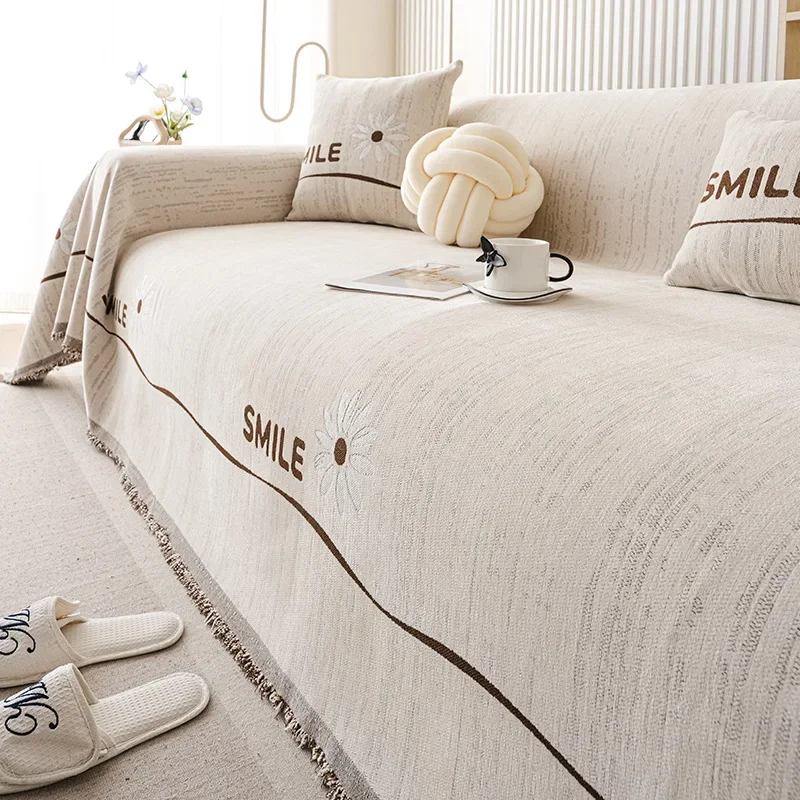 

1pc Ins style versatile all inclusive sofa towel modern simple piece combination anti slip sofa cover for living room use