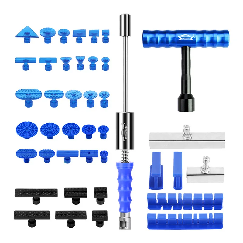 أداة جديدة مجموعة زرقاء 0 الضرر الطلاء الأصلي سيارة دنت مجتذب Pdr أداة المهنية أداة إصلاح دليل السيارة #3