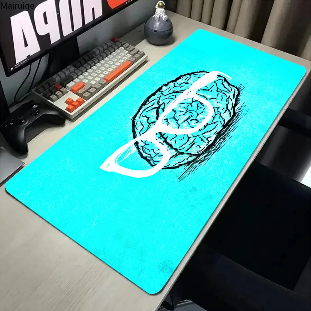 Simple cartoon pattern Map Art HD Mouse Pad Gamer Mousepad Large Mouse Mat Natural Rubber Desk Rug PC Desk Mats Design Mousepads