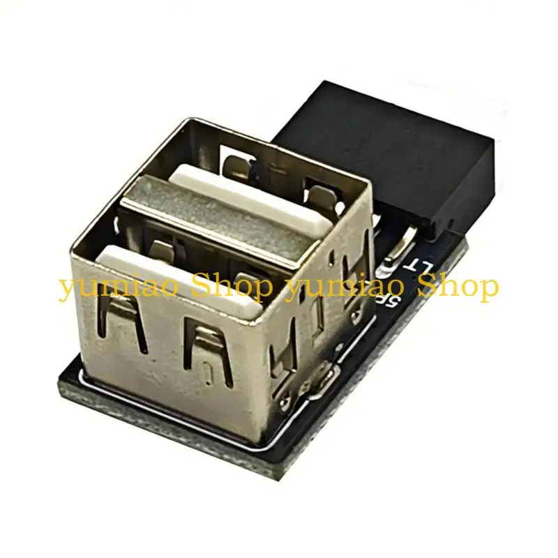 

587B Motherboard USB 2.0 to 9Pin Front Connector Converter Mainboard 9Pin USB 2.0