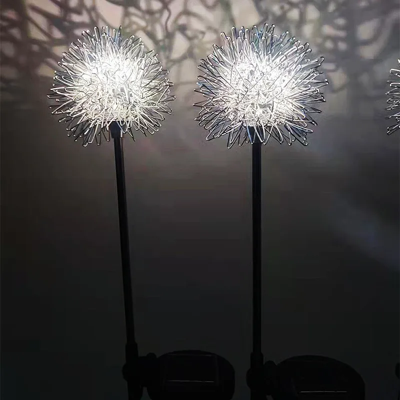LED Solar Light Outdoor Dandelion Lights Garden Decoration Lamp Garden Lawn Landscape Fairy Lamp Solar Powered Lights