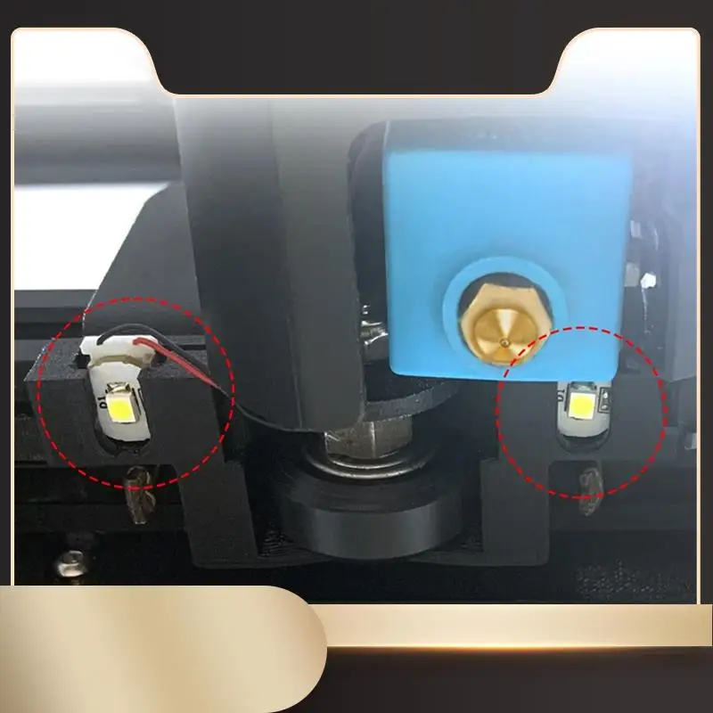 3D Printer Nozzle Lighting 3D Printer Accessories 24 Voltage LED 1600Mm Line Length For ENDER-3 ENDER-3 PRO ENDER-3 V2-N36R
