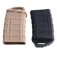 Portable M4 M16 Fast Magazine Holster Rubber Case 5.56 Mag Anti-slip Protective Sleeve Cover Airsoft Gun Cartridge Hunting Gear