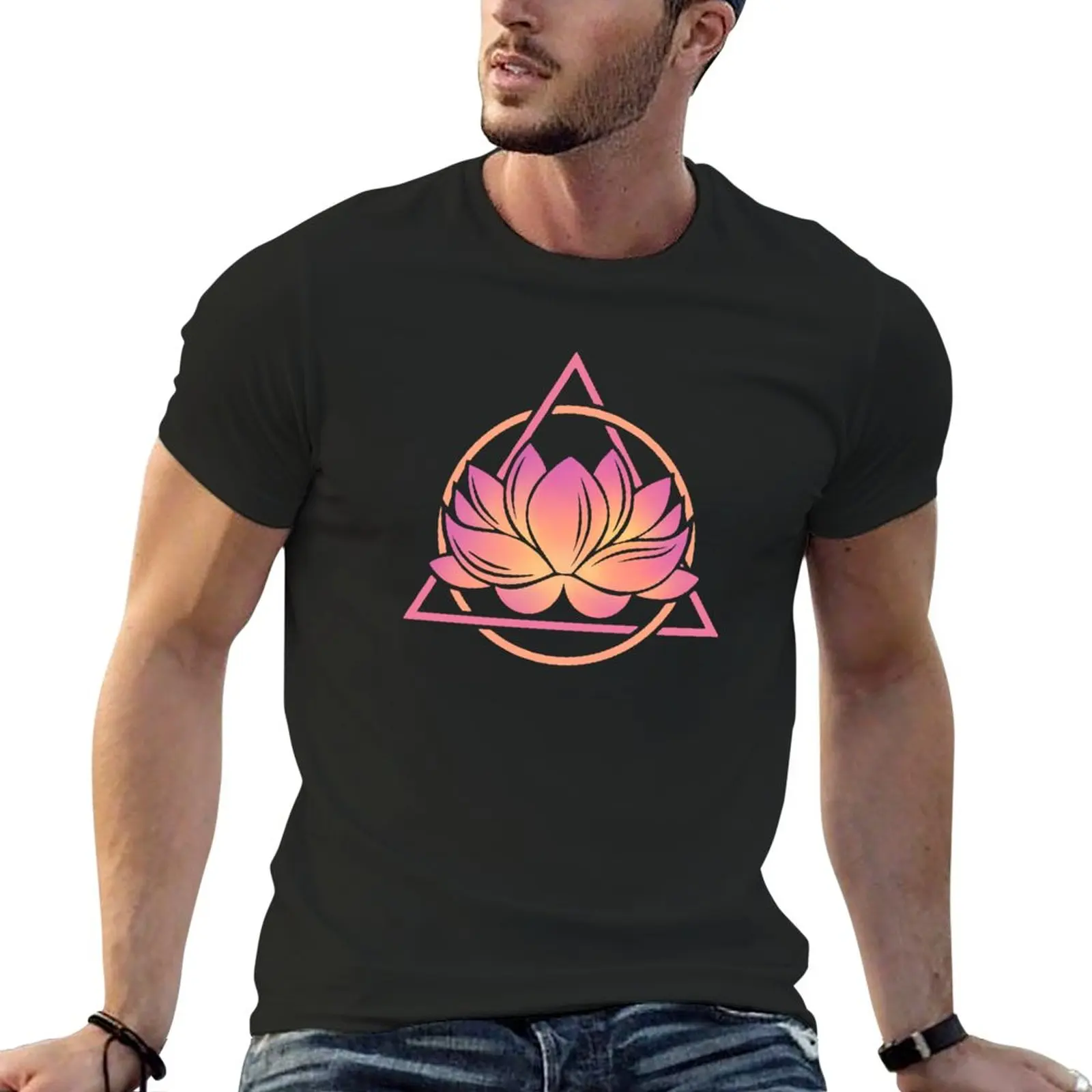 

New Sobriety Lotus T-Shirt anime heavyweight t shirts mens big and tall t shirts