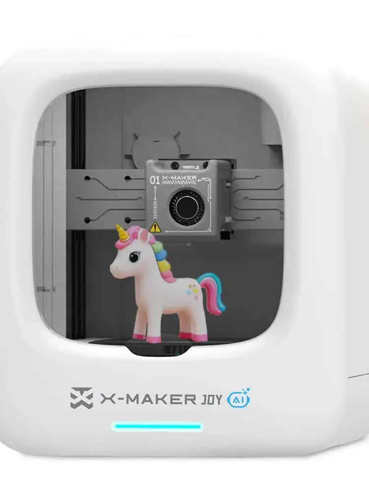 AOSEED X-MAKER JOY AI+ V4.0 3D-printer voor kinderen, volledig ingesloten 120×120×120mm 260 ℃   Nozzle 300mm/s printsnelheid, wifi & app-bediening - afbeelding 2