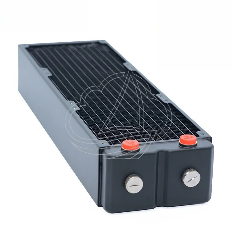

Industrial Water Cooling Radiator 65mm Thick 3-Layer Copper Row with Pure Copper Fins 360mm