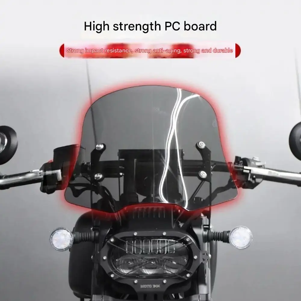 For QJMOTOR SRV 600 Retro X-Grill Headlight Cover Protector Mesh Front Fairing Windshield Accessories