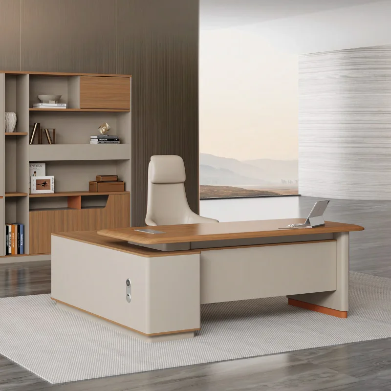 Boss table, office table and chair combination, simple modern supervisor, desk, single table, manager table, office furniture