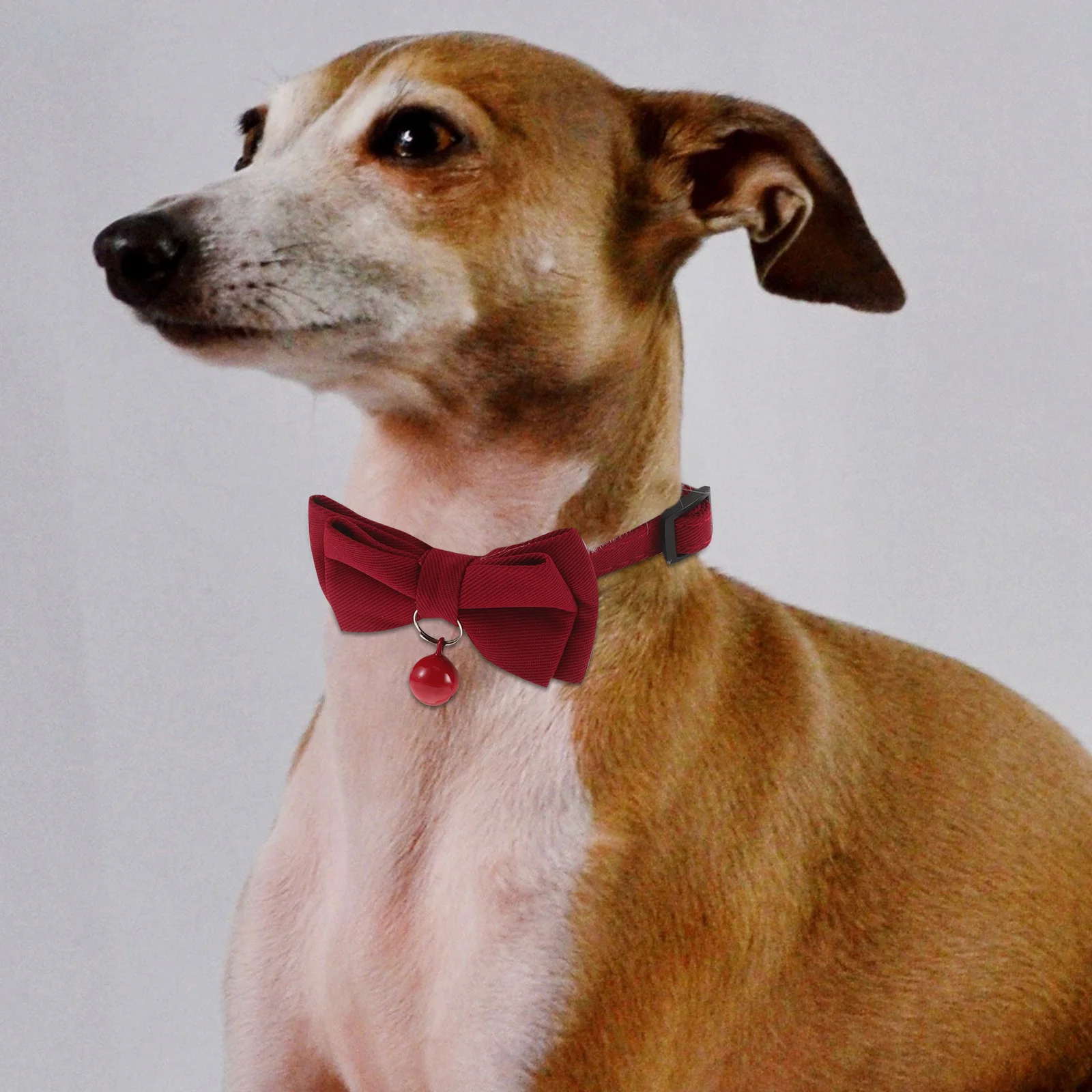 

4Pcs Pet Collar Bow Tie Dog Cat Breakaway Bell Adjustable Safety Wedding Decorative Charm Cat Collar Bow Pet Neck Bell