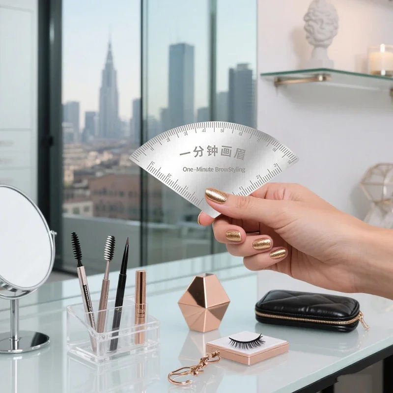 رسم سريع الحاجب تصميم حاكم Microblading أداة رسم الخرائط تشكيل تجميل دائم رسم دليل حاكم الوشم العرض قابلة لإعادة الاستخدام #2