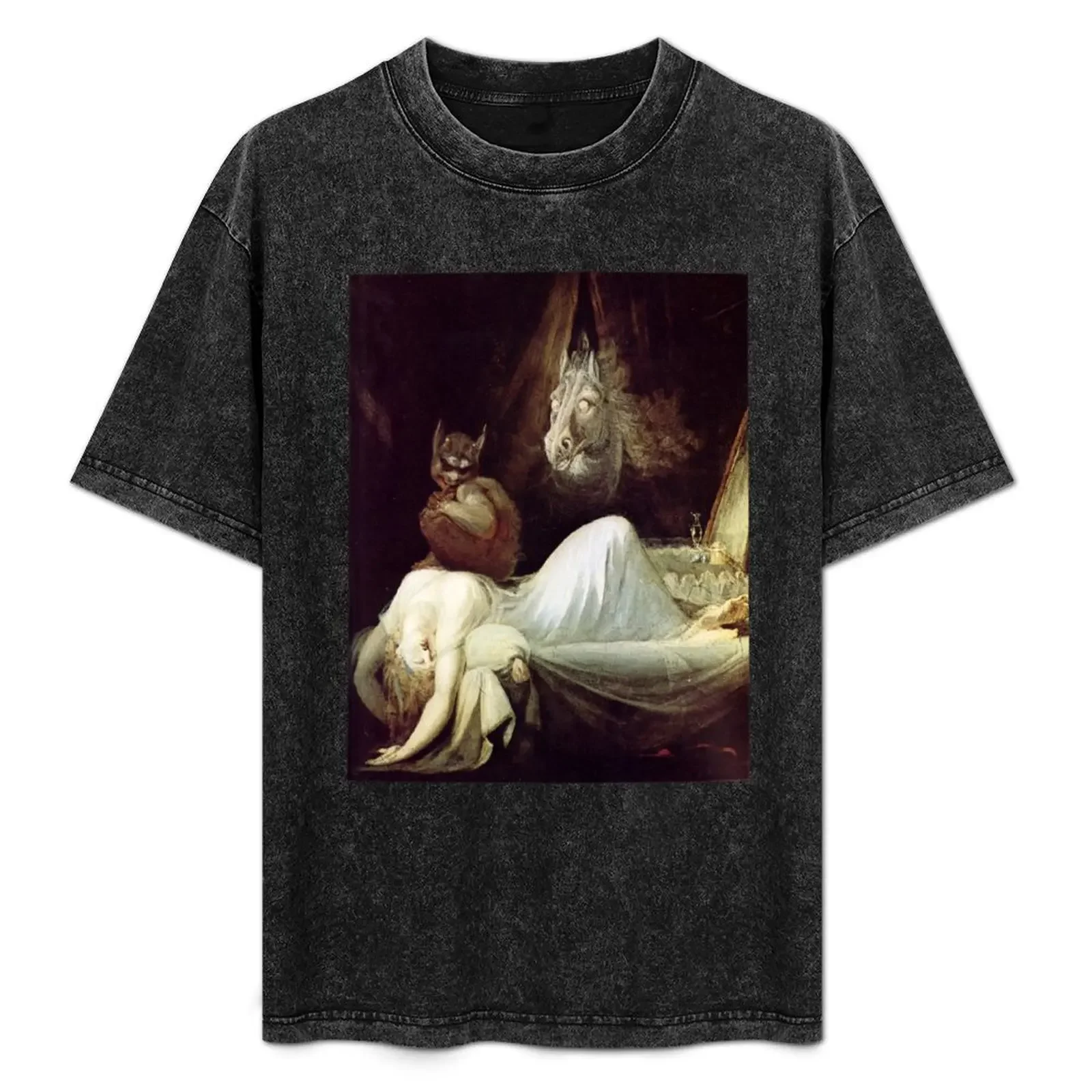 

HD The Nightmare, by John Henry Fuseli HIGH DEFINITION T-Shirt t shirt man designer man t shirt cotton T-Shirt
