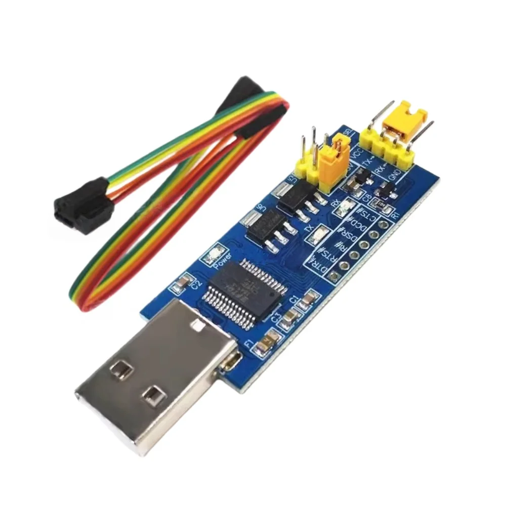 10-1PCS, FT232RL Serial Port Module USB to TTL Serial Port Small Board 1.8V, 3.3V, 5.0V, Level Download the Burn Line