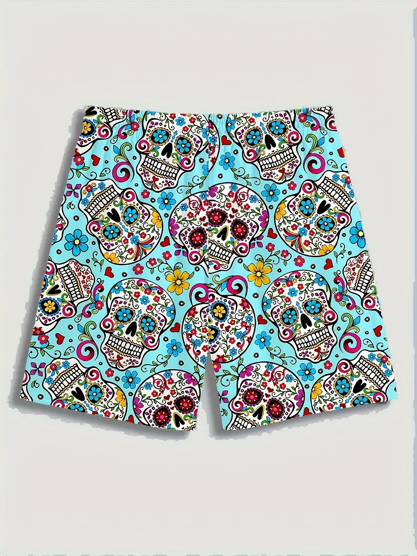 

Мужские шорты с принтом черепа, шорты для плавания, повседневные шорты в стиле хип-хоп, на открытом воздухе, для повседневного отдыха