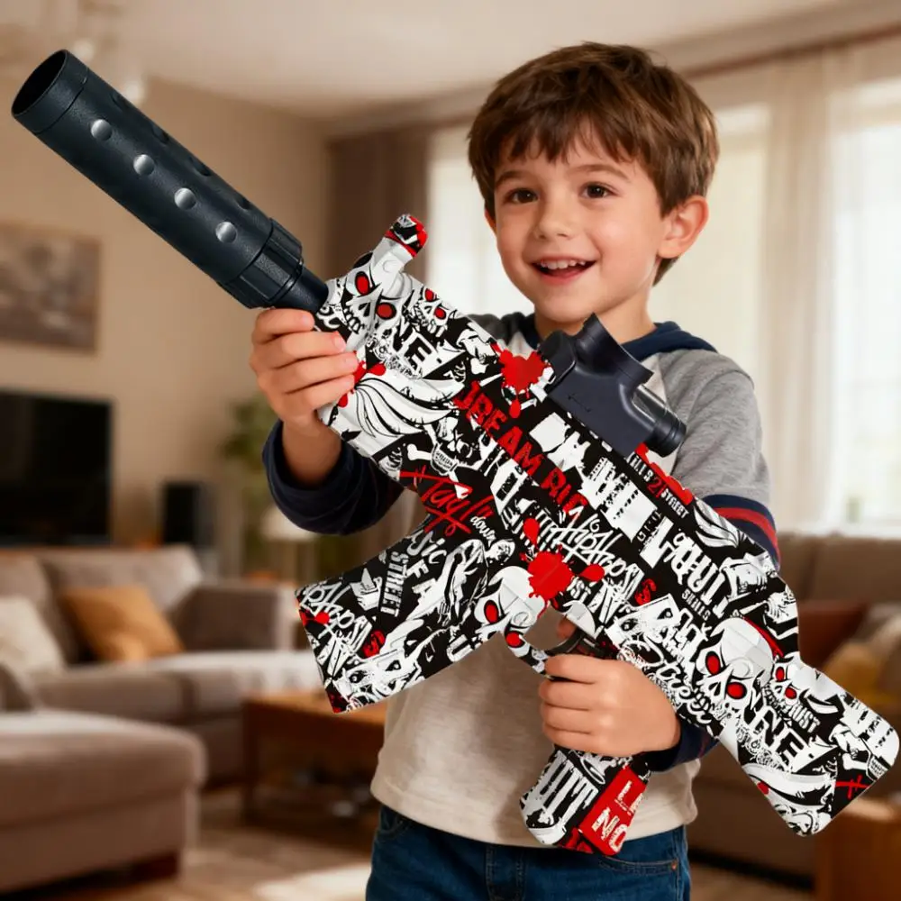 AK47 Gelpistole Spielzeug automatisches Outdoor-Spielzeug Teamaktivität Geburtstag Ostern Weihnachten Halloween Thanksgiving perfektes Geschenk