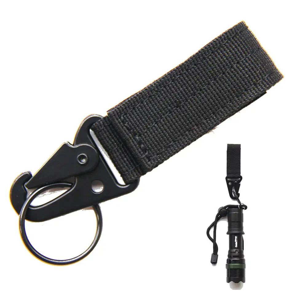 16Pcs Climbing Accessories Kit Pom Lightweight Unbreakable Backpack Webbing Buckles One Hand Connect Strap D Ring Hook Vest