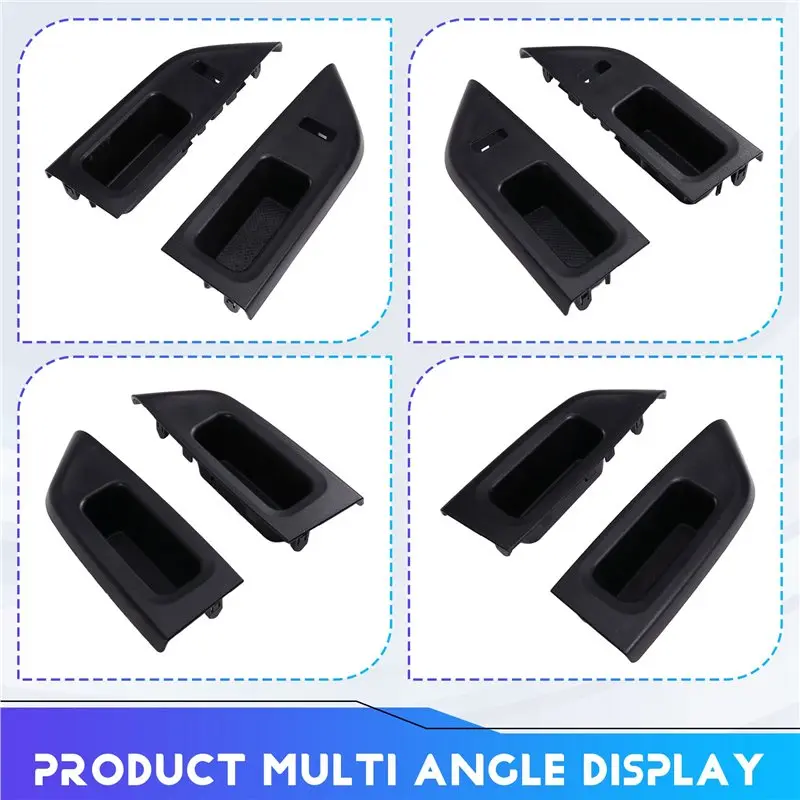 Armrest Cover Upper Panel Set Of 4Pcs For Toyota Yaris 2012-2014 Door Window Switch 74232-52580-C0 74231-52670 7423152670