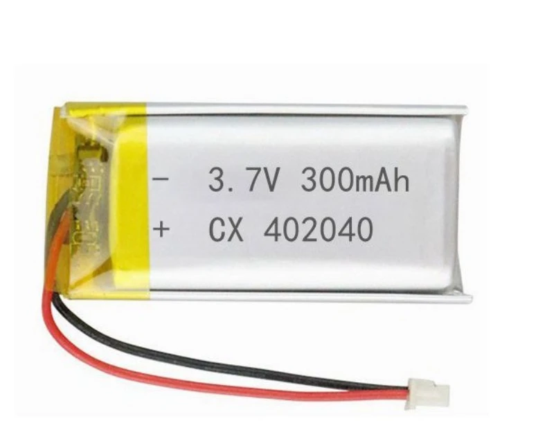 

402040 300mah 3.7v Polymer Lithium Battery Suitable for Gaming Console LED Light Battery Consumer Electronics Toy Model Class