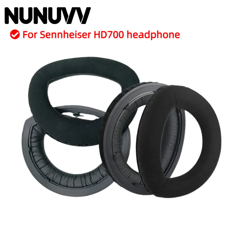 

NUNUVV Replacement Earpads for Sennheiser HD700 Earmuffs Ultra-soft Sponge Cushion Cover Headphone