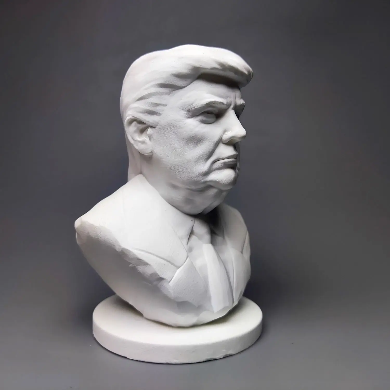 Donald John Trump plaster statue ornaments art teaching aids sketch head sculpture graduation bust model