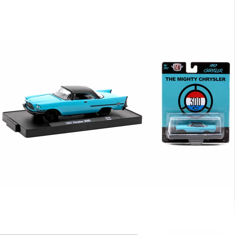 

M2 Machines 1:64 Scale Diecast Alloy 1957 Chrysler 300C Toys Sports Cars Model Classics Adult Gifts Souvenir Static Display