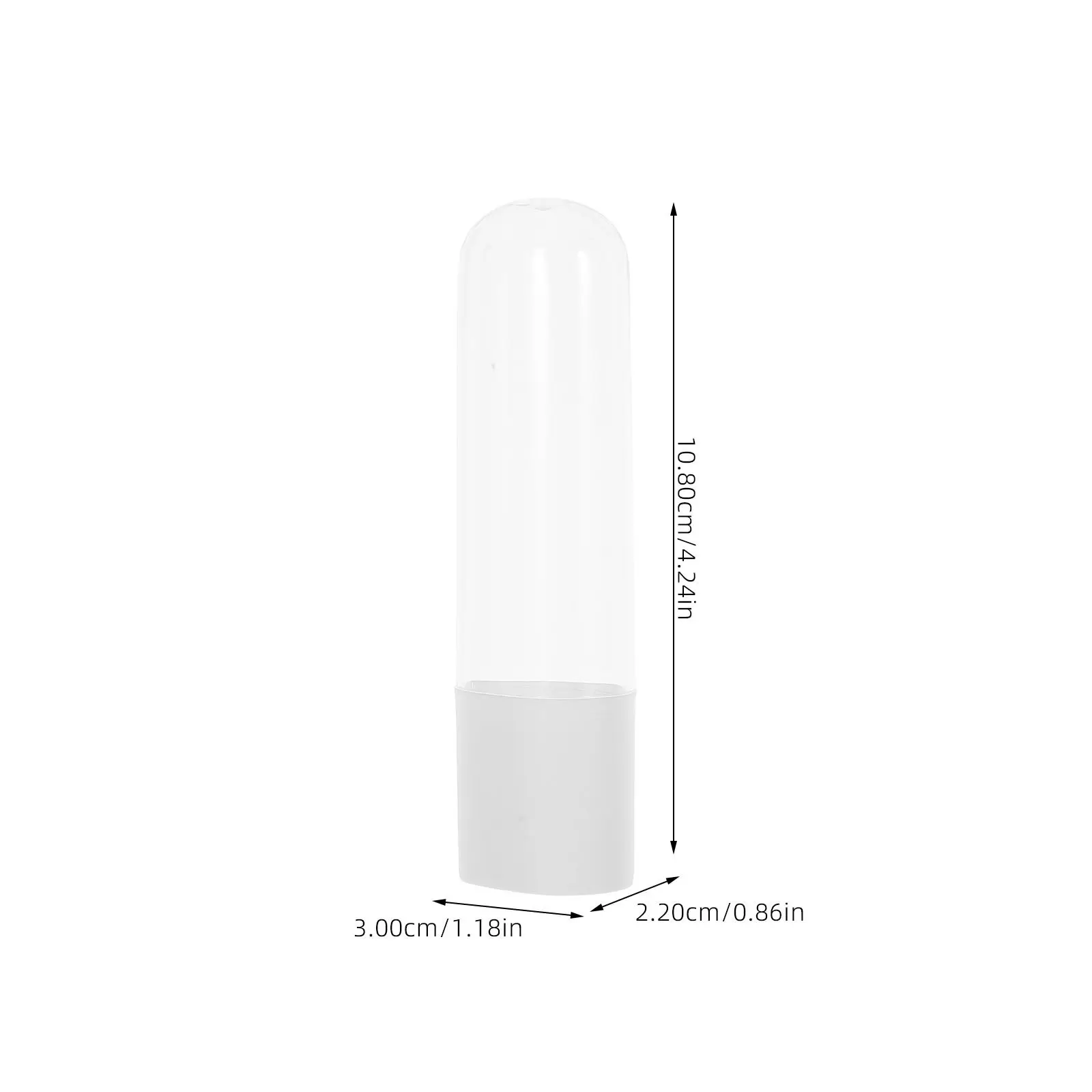 Flosser Tip Holder for Travel Portable Storage Case Electric Flosser Nozzle Container Sleek Firm Plastic Travel Accessory Multi