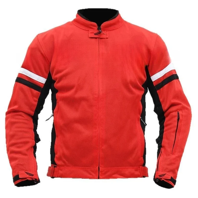 Summer net clothes locomotive riding clothes, men's motorcycle breathable racing clothes