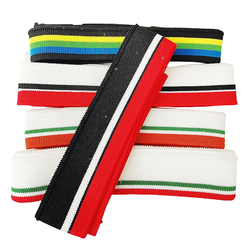 JIETAI-DTY Knitted Striped Rib Fabric, DIY Cloth Accessories, Collar Cuffs, Hem Bottom Draw, Texturing Fashion Design, Summer