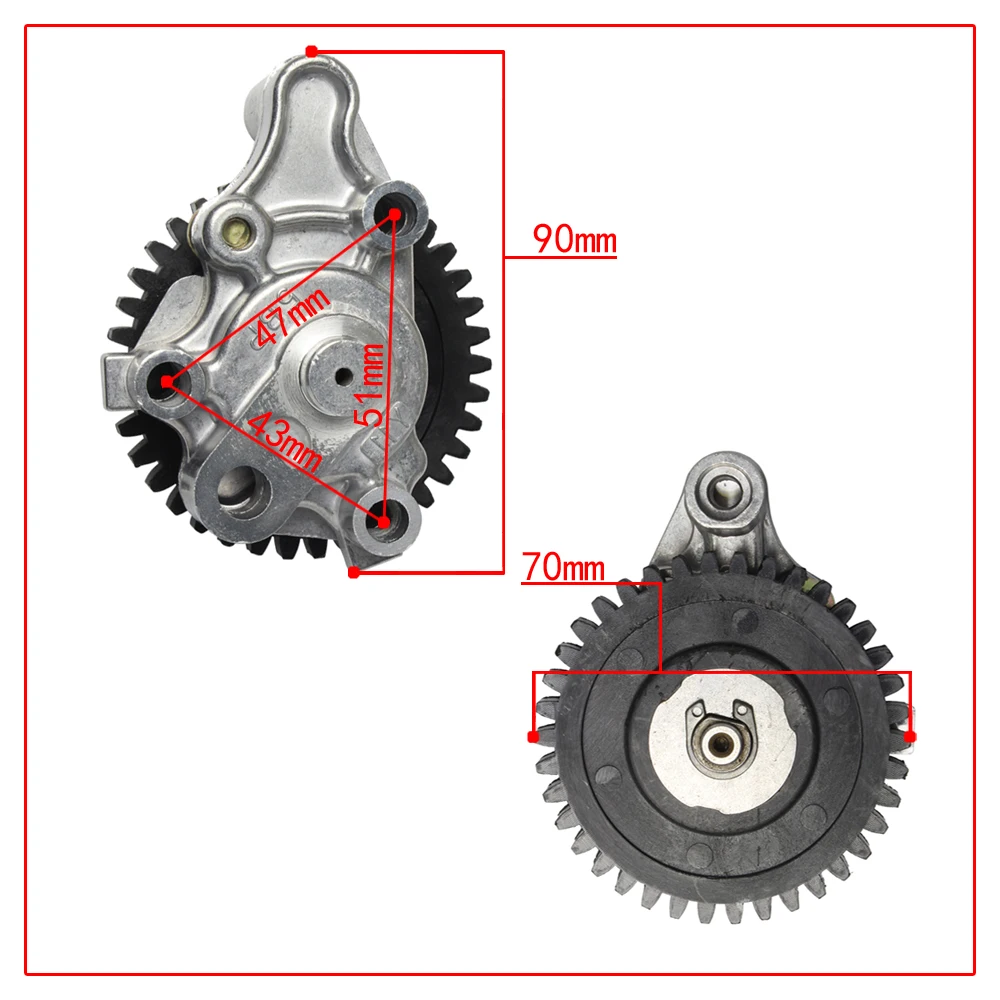 Pompa Oli Pump Assy For Yamaha Ybr250 Yx250 Xtz 250 Lander250 Fazer250 1S4-E3300-10