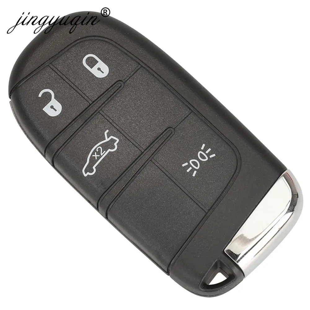 jingyuqin Aftermarket 3/4/5BTN Remote Car Key for Fiat 500 500L 500X 2016 2017 2018 2019 Smart Fob Control 433MHz 4A Chip SIP22