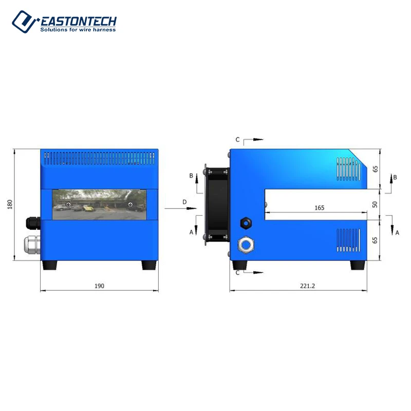 

EW-1915 Нагревательная машина для термоусадочных трубок для жгута проводов кабеля с использованием эффективных инфракрасных трубок с равномерным эффектом нагрева
