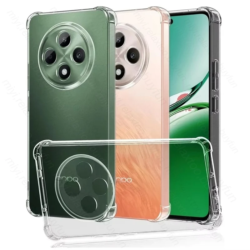 Reno12F Reno12FS Klare Kristall TPU Weiche Fall Für OPPO Reno12 F FS 5G 4G Stoßfest Abdeckung auf Orro Reno 12F 12FS Telefon Zubehör