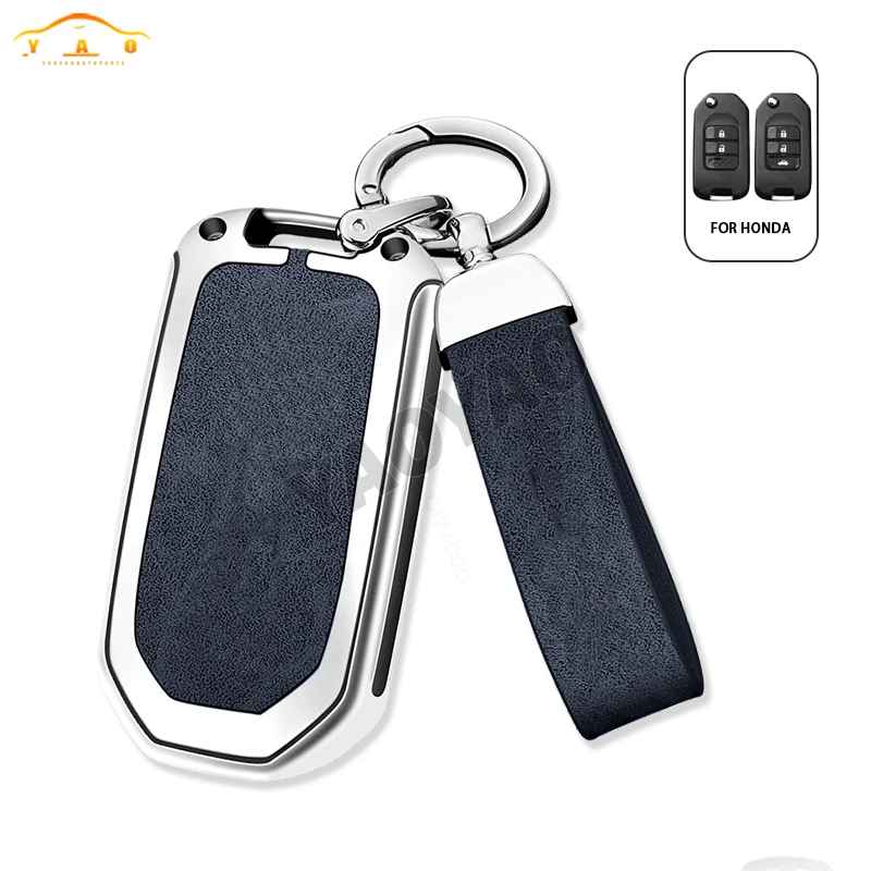 

Zinc Alloy Car Remote Key Case For Honda Accord Civic CR-V HR-V HRV Crider Jade Odyssey