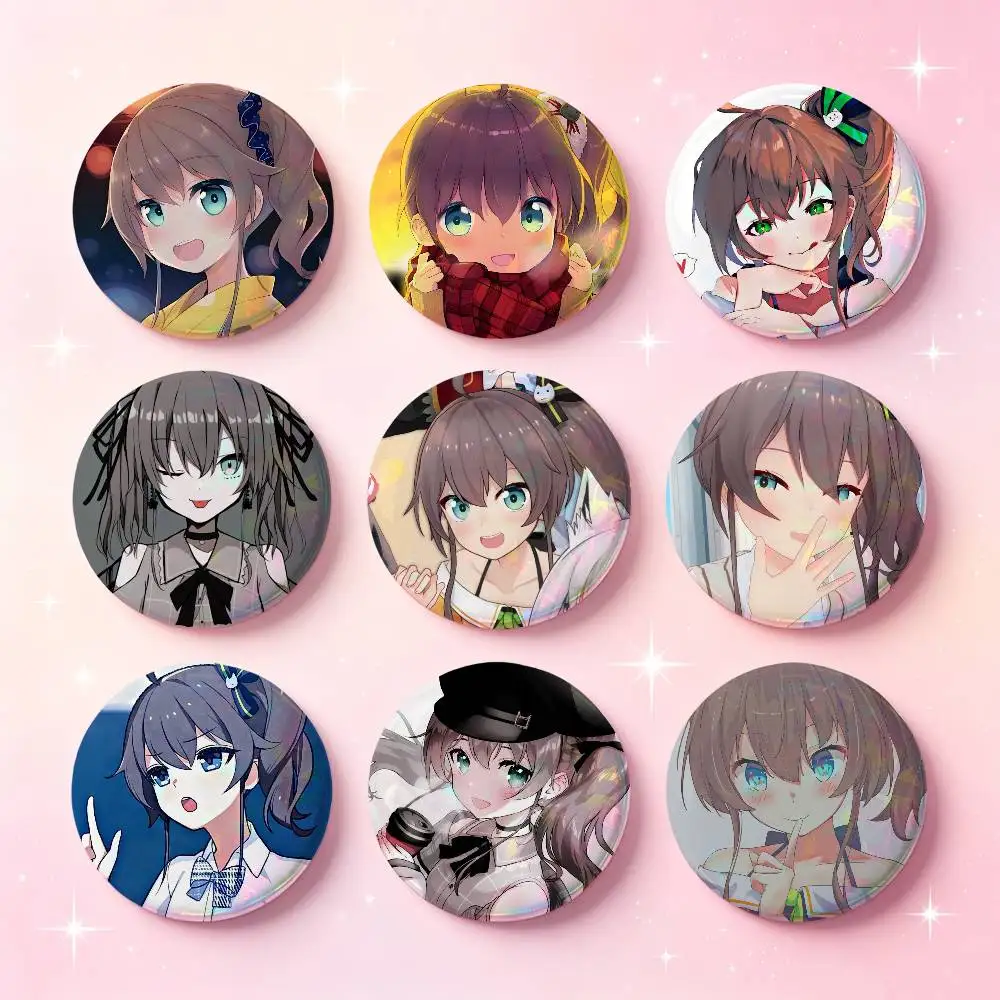 Matsuri Natsuiro Anime Figure Badges 25 32 44 58 75 Mm Round Cosplay Pin Bag Decor Fans Collect Friends Gifts Brooch Souvenir