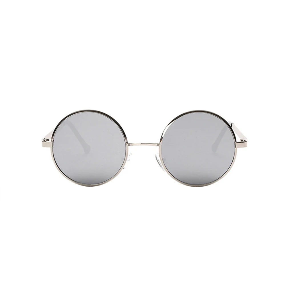 

Vintage Sunglasses Lightweight Mirror Round Reflective Fashion UV Protection Circle Sunglasses Stylish Durable Beach Outing