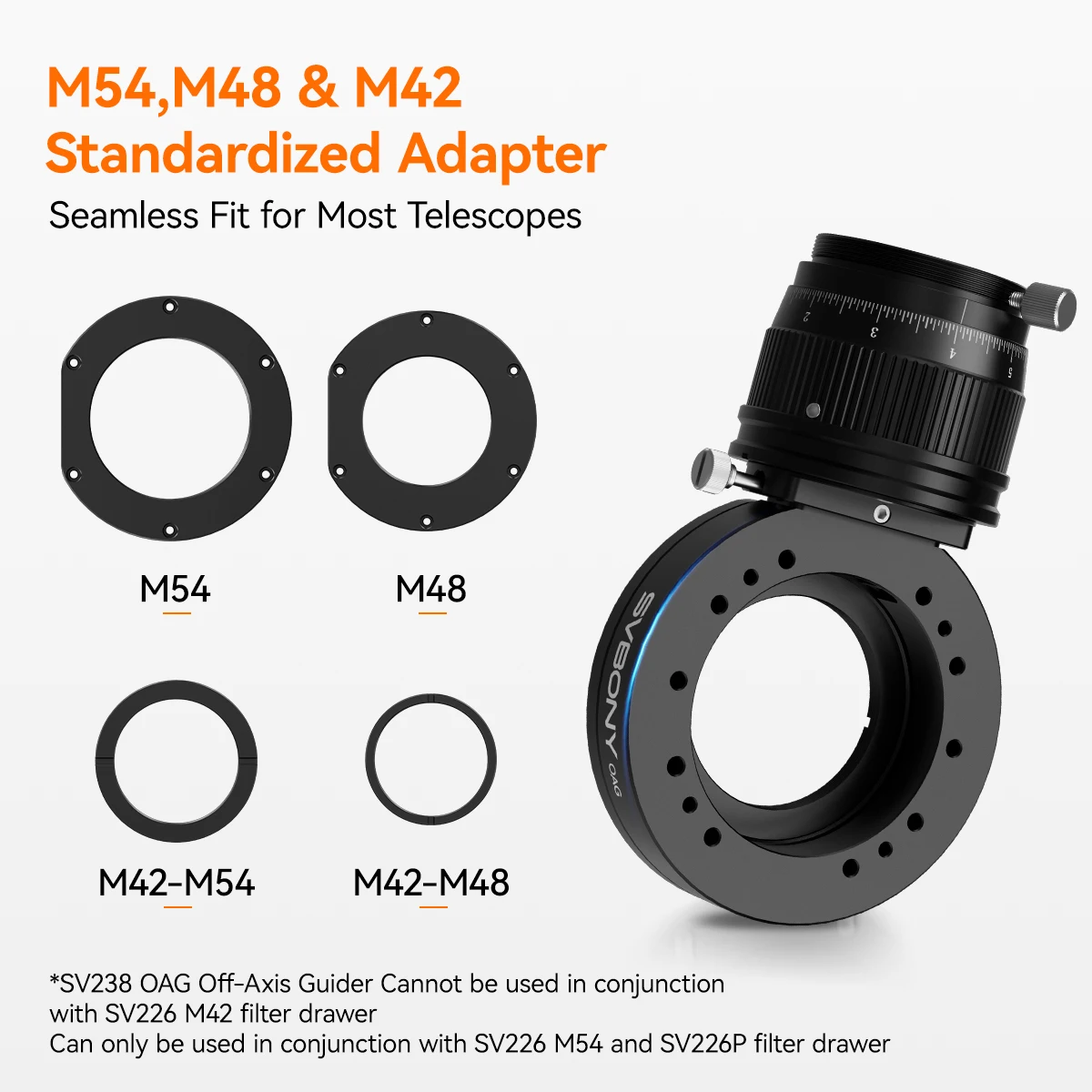 Svbony SV238 Astronomie OAG Off-Axis-Guide für Deep-Sky-Astrofotografie für SV503 SV550 SV555 MK127 Astronomisches Teleskop – Detail 19