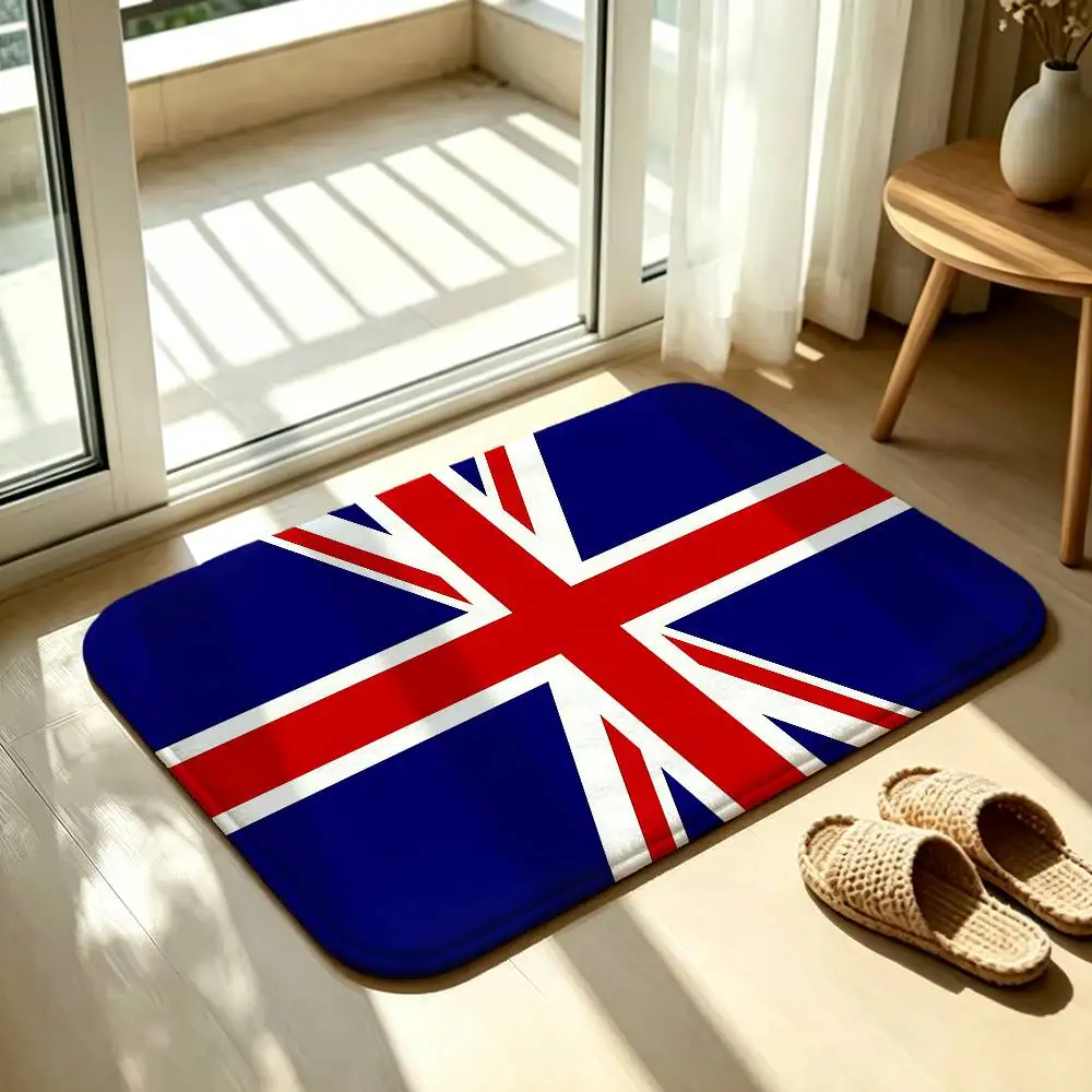 Global World Countries Flags Floor Mat Soft Non Slip for Entry Door Bathroom Indoor Home Decorative Carpet