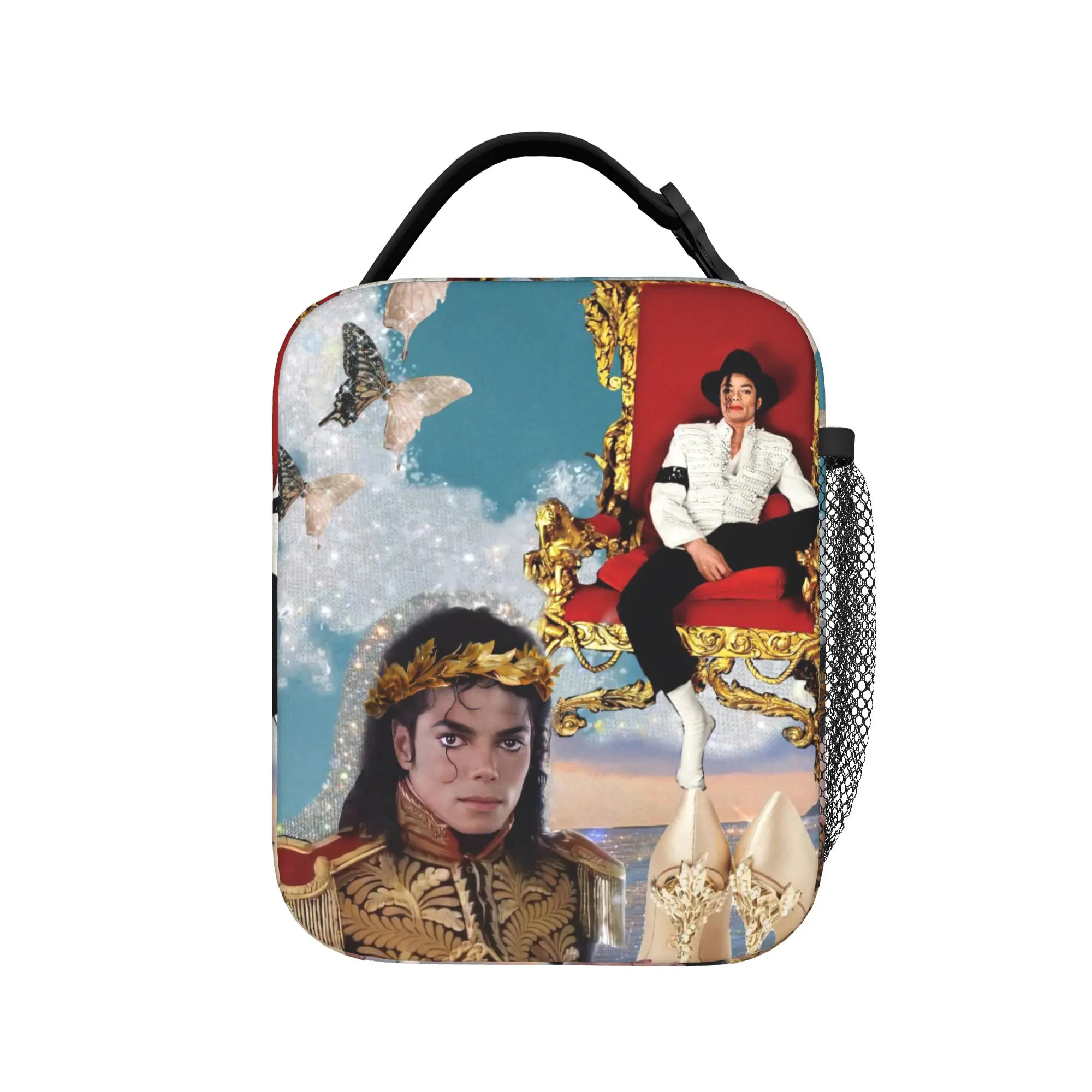 Michaels Jacksons Thermal Insulated Lunch Bag for School  Portable Food Bag Container Cooler Thermal Lunch Boxes