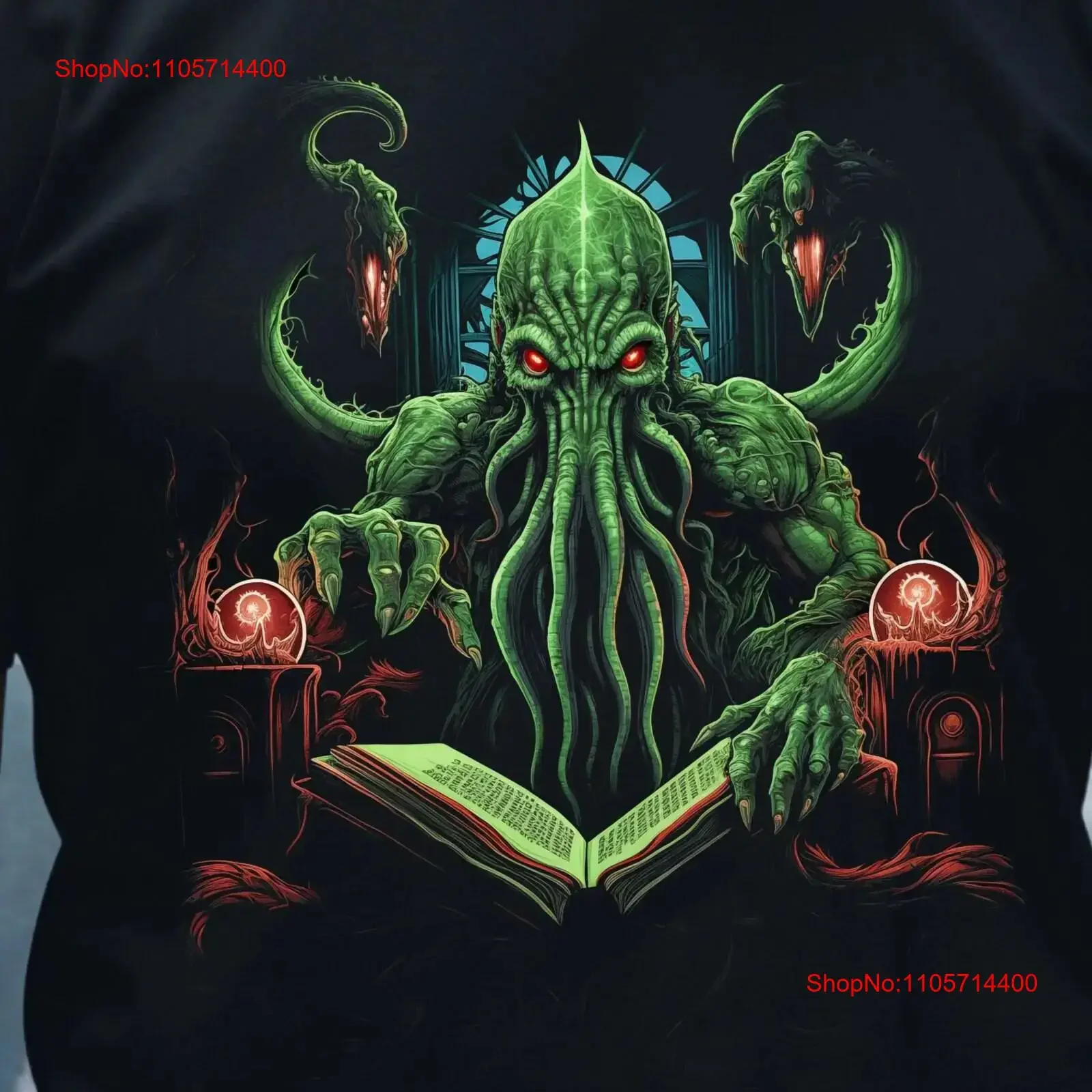 H P Lovecraft Wizard Cthulhu T Shirt goth grunge retro fantasy goblincore alternative heavy metal gungecore harajuku punk rpg