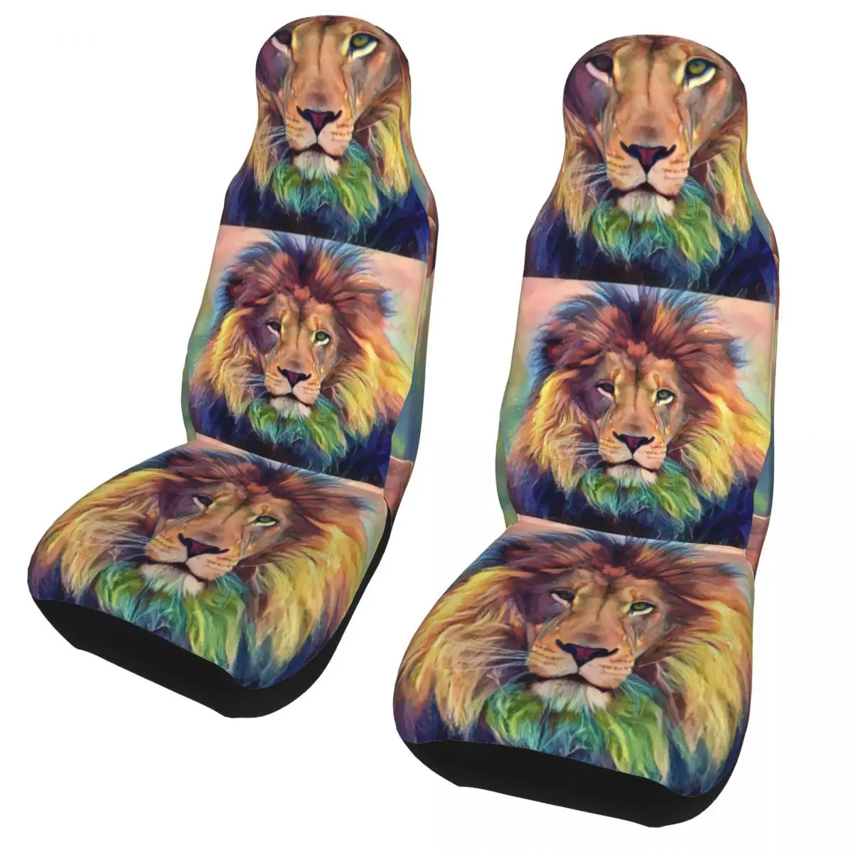 Lion Nature Animals Wildlife Universal Car Seat Cover Waterproof AUTOYOUTH Car Seat Protection Covers Fiber Fishing