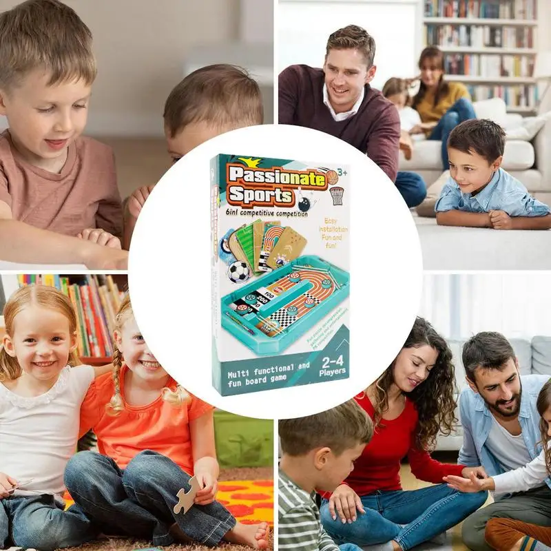 Jeu explorez ecs rebondissants 6 en 1 pour activité d'intérieur, jouet de société dynamique coule parent-enfant, idéal comme cadeau de Noël