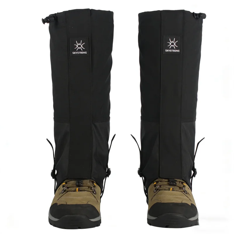 Durable Waterproof Leg Covers Rainproof Strap Long Tube Boot Protection Outdoor Gaiter Hiking Skiing Climbing Pants Shoes Covers